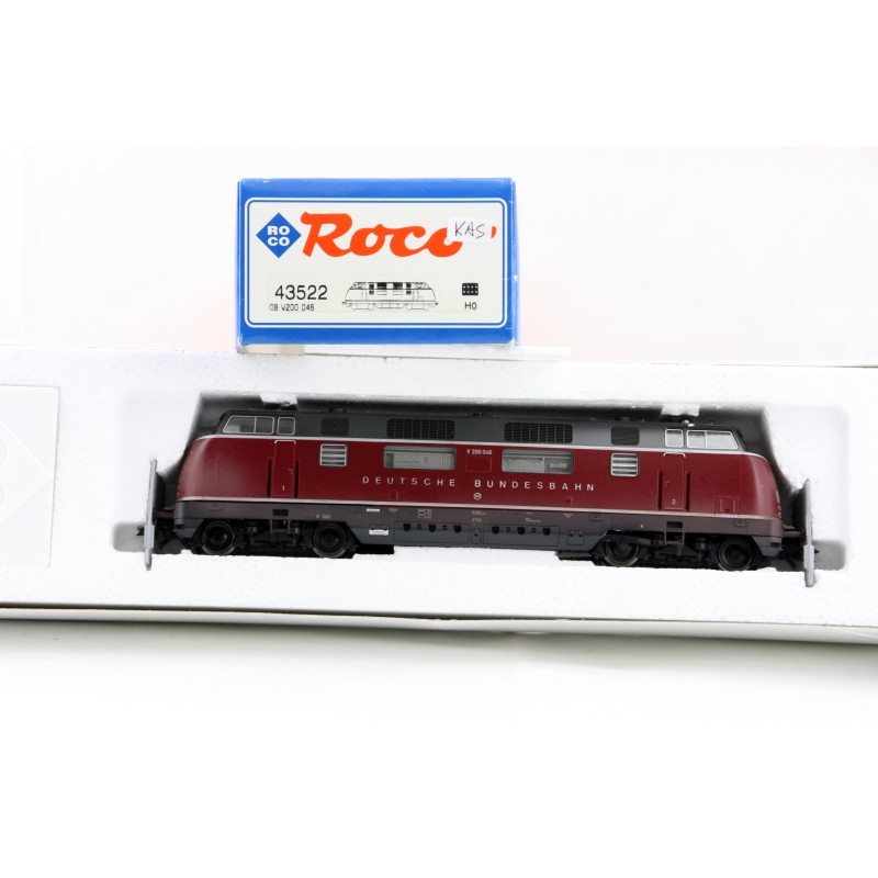 ROCO h0 43522 locomotore diesel BR V 200 oggetto da collezione (kas)