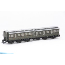 ROCO 44588 ho CARROZZA PASSEGGERI DOPPIA DRG (sch)