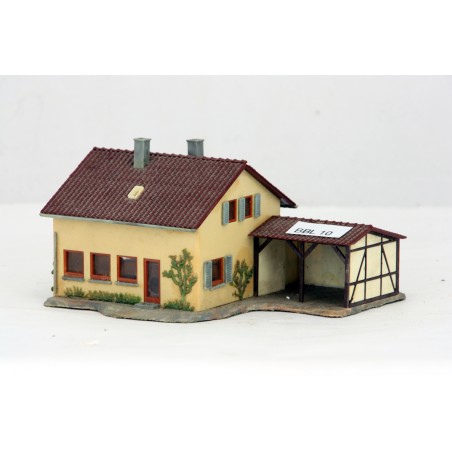 Faller 207.2/25201/131358 h0 /edifici/unifamiliari/garage  per modellismo ferroviario casa (bbl)10